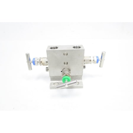 Parker STAINLESS INSTRUMENT MANIFOLD 6000PSI 1/2IN NPT PRESSURE TRANSMITTER PARTS & ACCESSORY EFS38N